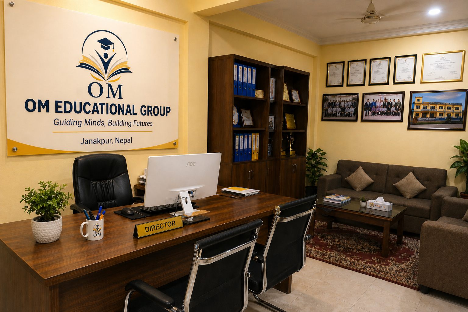Director office at OM Educational Group